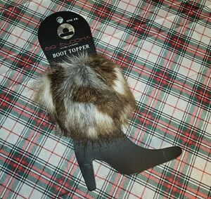 Big Buddha Multicolor Faux Fur 1 Pair Boot Topper